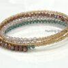 Handmade Crystal Bracelet 4 layers