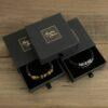 Hunting Stones Quality Black Gift Box (D) 10 x 10 x 3.5cm