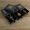 Hunting Stones Quality Black Gift Box (B) 7 x 9 x 2.5cm