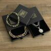 Hunting Stones Quality Black Gift Box (F) 10 x 10 x 2cm