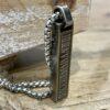 Men's Quality Stainless Steel Roman Numeral Bar Necklace