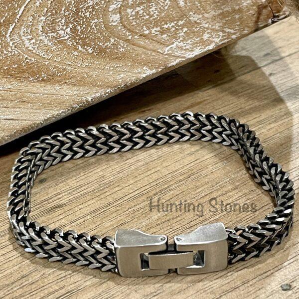 Men's Quality Stainless Steel Chunky Geometric Bracelet