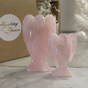 Natural Rose Quartz Crystal Angels 2 Sizes