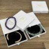 Hunting Stones Quality Pearl White Gift Box (F) 10 x 10 x 2cm