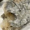 Natural Crystal Hand Carved Skull - 02 Indian Feathered Headdress