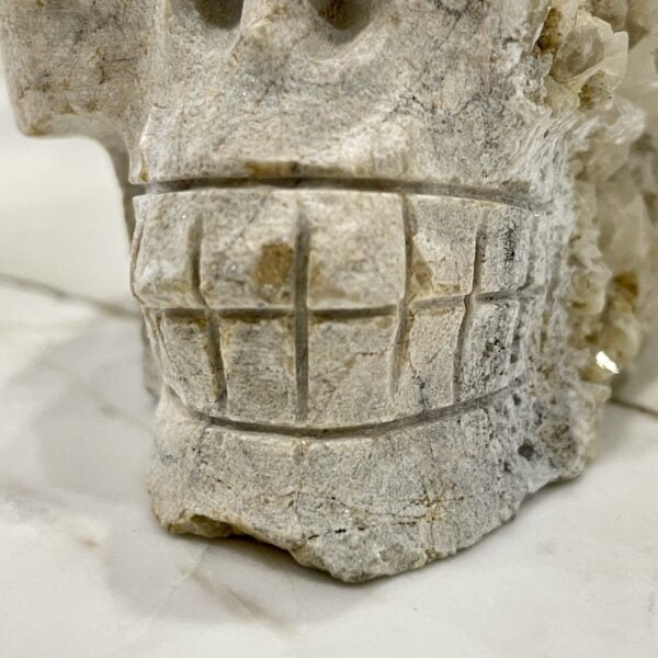 Natural Crystal Hand Carved Skull - 01