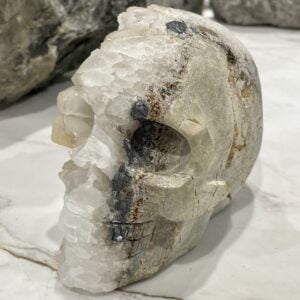 Natural Crystal Hand Carved Skull - 03