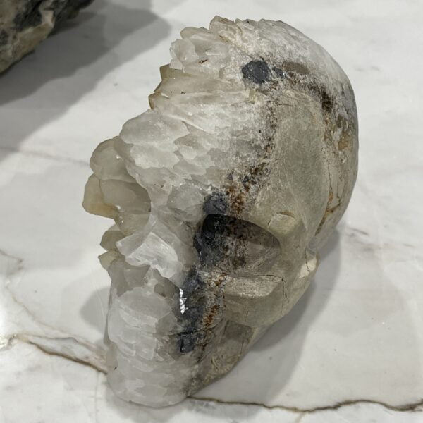 Natural Crystal Hand Carved Skull - 03