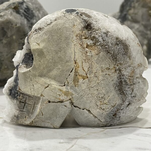 Natural Crystal Hand Carved Skull - 03