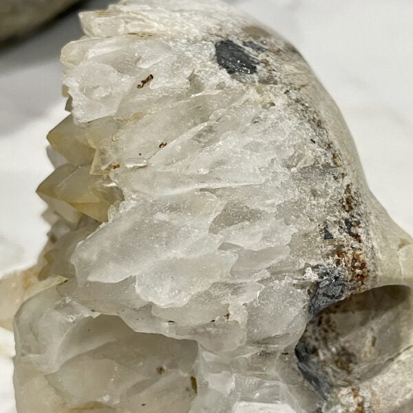 Natural Crystal Hand Carved Skull - 03