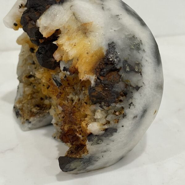 Natural Crystal Hand Carved Skull - 04