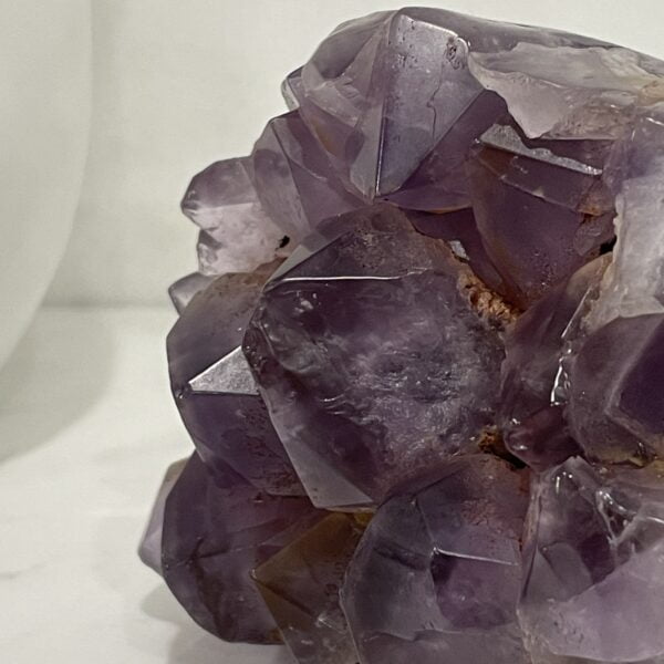 Amethyst Crystal Point Cluster Hand Carved Skull - AMCL01