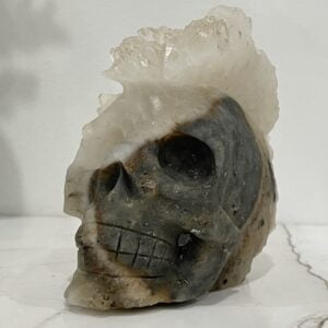 Natural Crystal Hand Carved Skull - 05