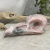 Beautiful Rose Jasper Crystal Raven Skull - 65mm 01