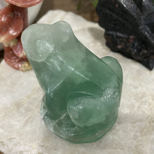 We hand select our carvings and home decor personally to bring you beautiful, unique one of a kind pieces - you will receive the exact piece as in the photos This piece will have natural imperfections that are naturally occurring prior to carving or have occurred when mined or in the carving process . These are not considered damage. For these reasons we do not exchange or accept returns on this piece, so please view the photos with care to make sure you are happy with this particular piece. If this is not the one for you, please have a look at our others as we are generally adding new one of a kind pieces regularly