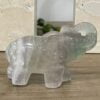 Beautiful Rainbow Fluorite Crystal Elephant - 5.9cm 01 - Good Luck