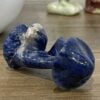Beautiful Sodalite Mushroom Trio - 60mm 01