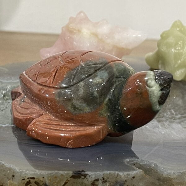 Beautiful Ocean Jasper Turtle - 75mm 01