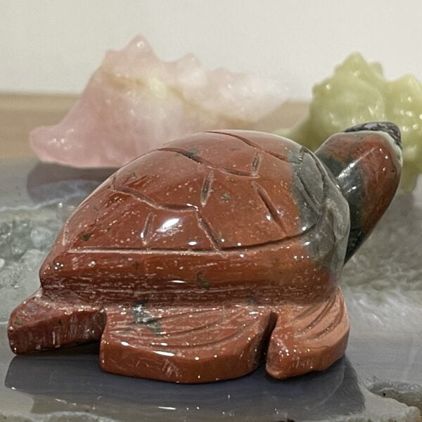 Beautiful Ocean Jasper Turtle - 75mm 01