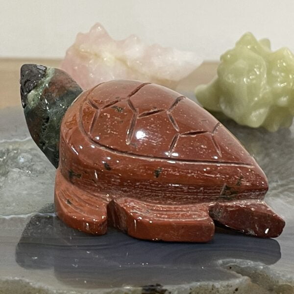 Beautiful Ocean Jasper Turtle - 75mm 01
