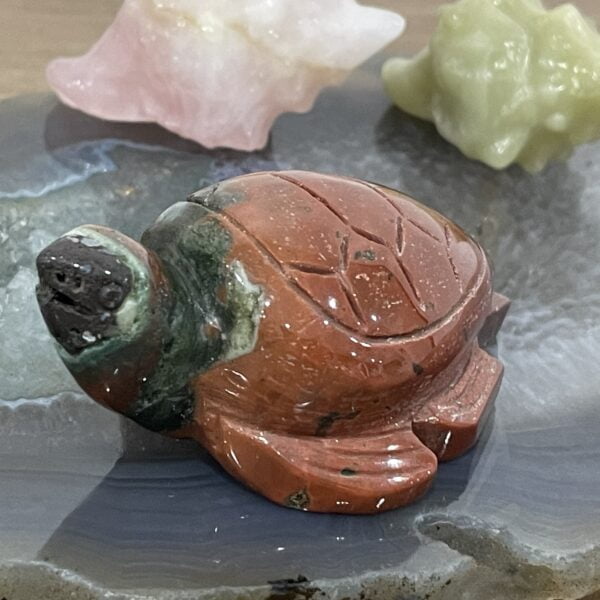 Beautiful Ocean Jasper Turtle - 75mm 01