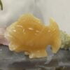 Beautiful Orange Calcite Fish - 79 x 59mm 01