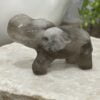 Beautiful Smoky Quartz Elephant - 58mm 01 - Luck