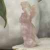 Beautiful Rose Quartz Crystal Angel - 89mm 01