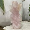 Beautiful Rose Quartz Crystal Angel - 89mm 01