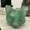 Beautiful Fluorite Crystal Cat - Third Eye Symbol - 50mm 01