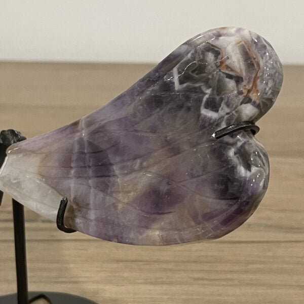 Beautiful Amethyst Crystal Dragonfly - 18cm x 11.8cm