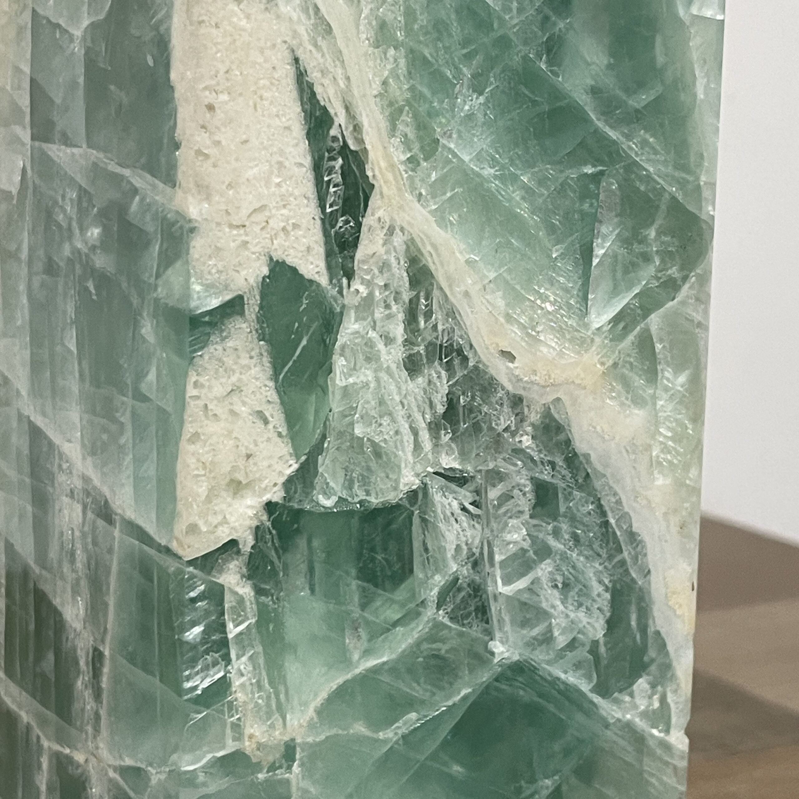 Stunning Huge Natural Green Fluorite Crystal Tower 4820 grams