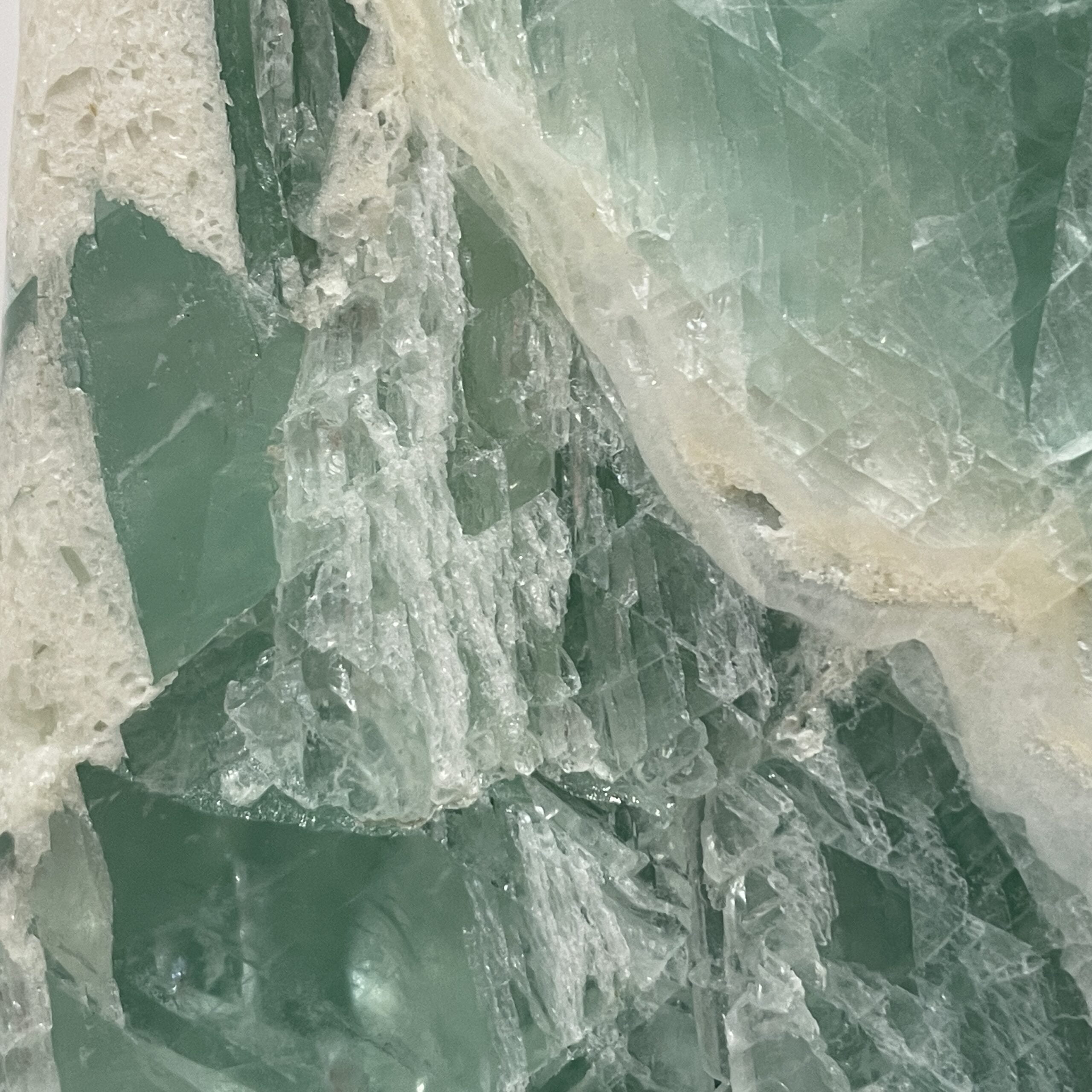 Stunning Huge Natural Green Fluorite Crystal Tower 4820 grams