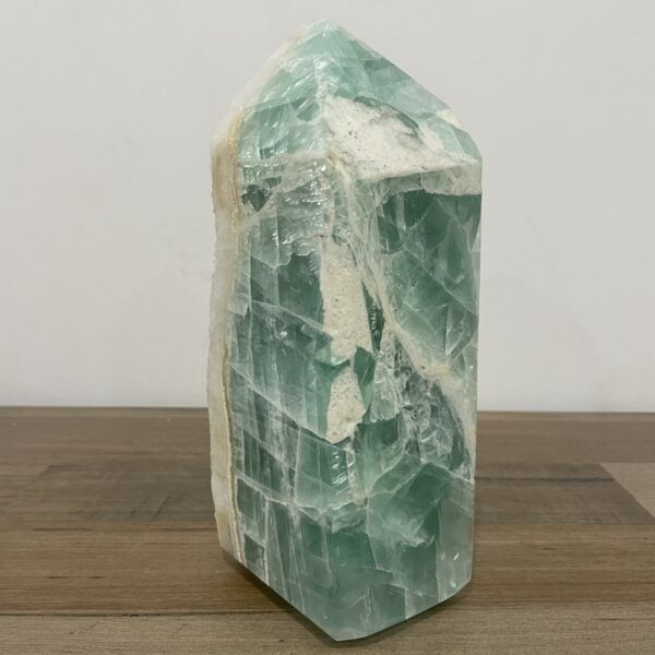 Stunning Huge Natural Green Fluorite Crystal Tower 4820 grams