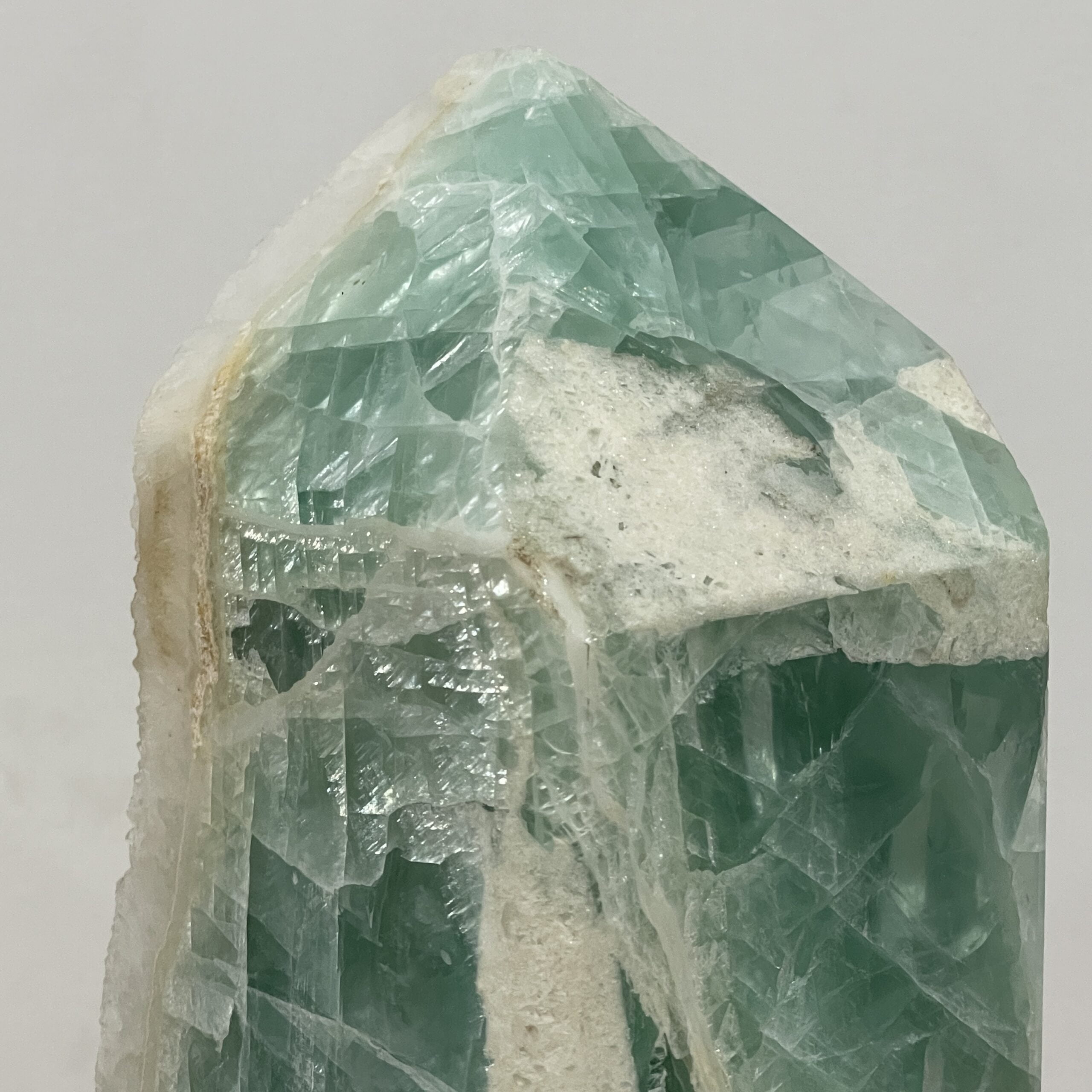 Stunning Huge Natural Green Fluorite Crystal Tower 4820 grams
