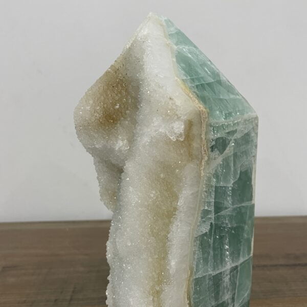 Stunning Huge Natural Green Fluorite Crystal Tower 4820 grams