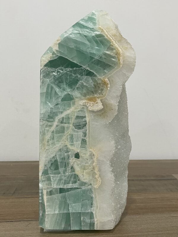Stunning Huge Natural Green Fluorite Crystal Tower 4820 grams
