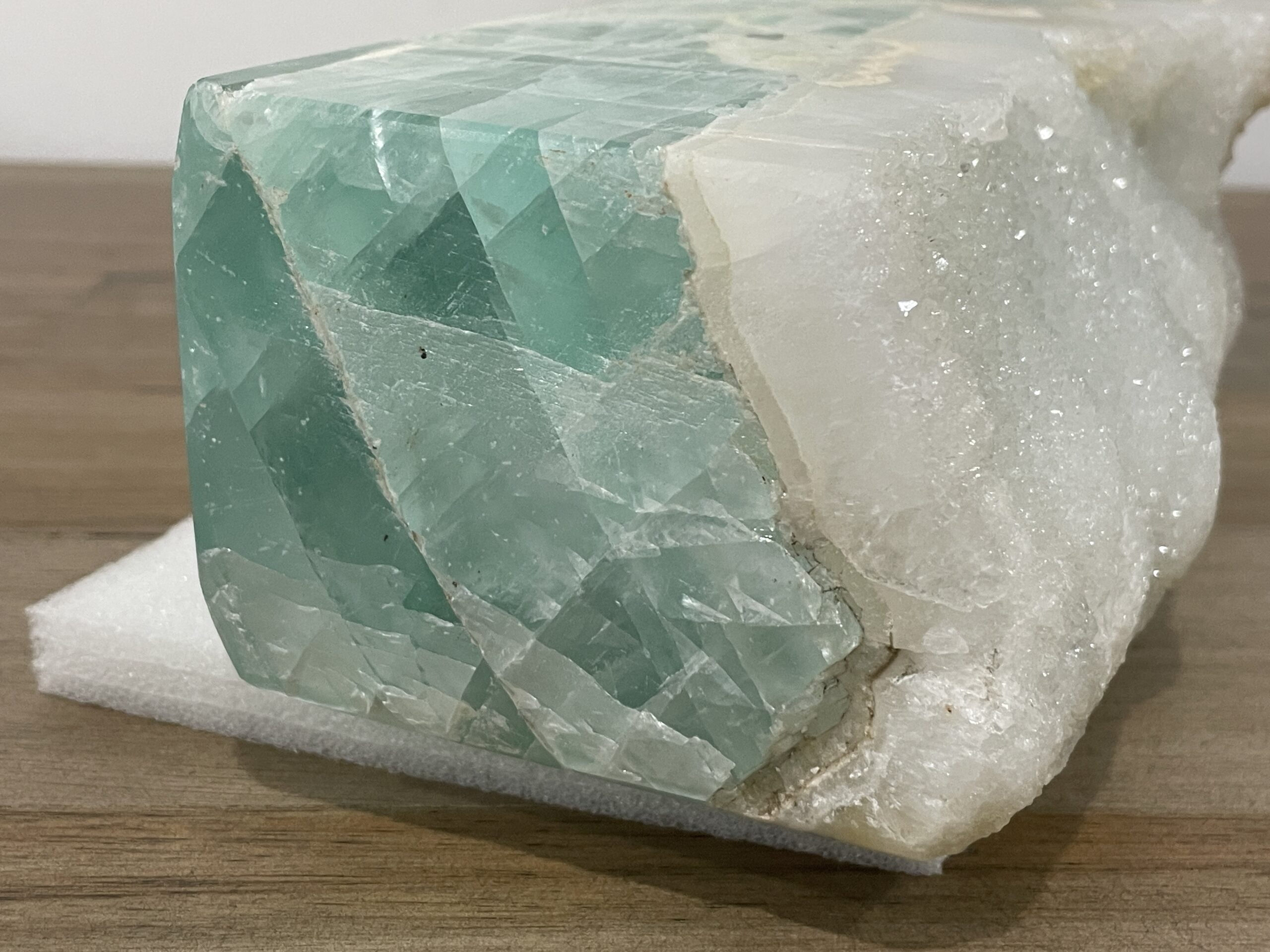 Stunning Huge Natural Green Fluorite Crystal Tower 4820 grams