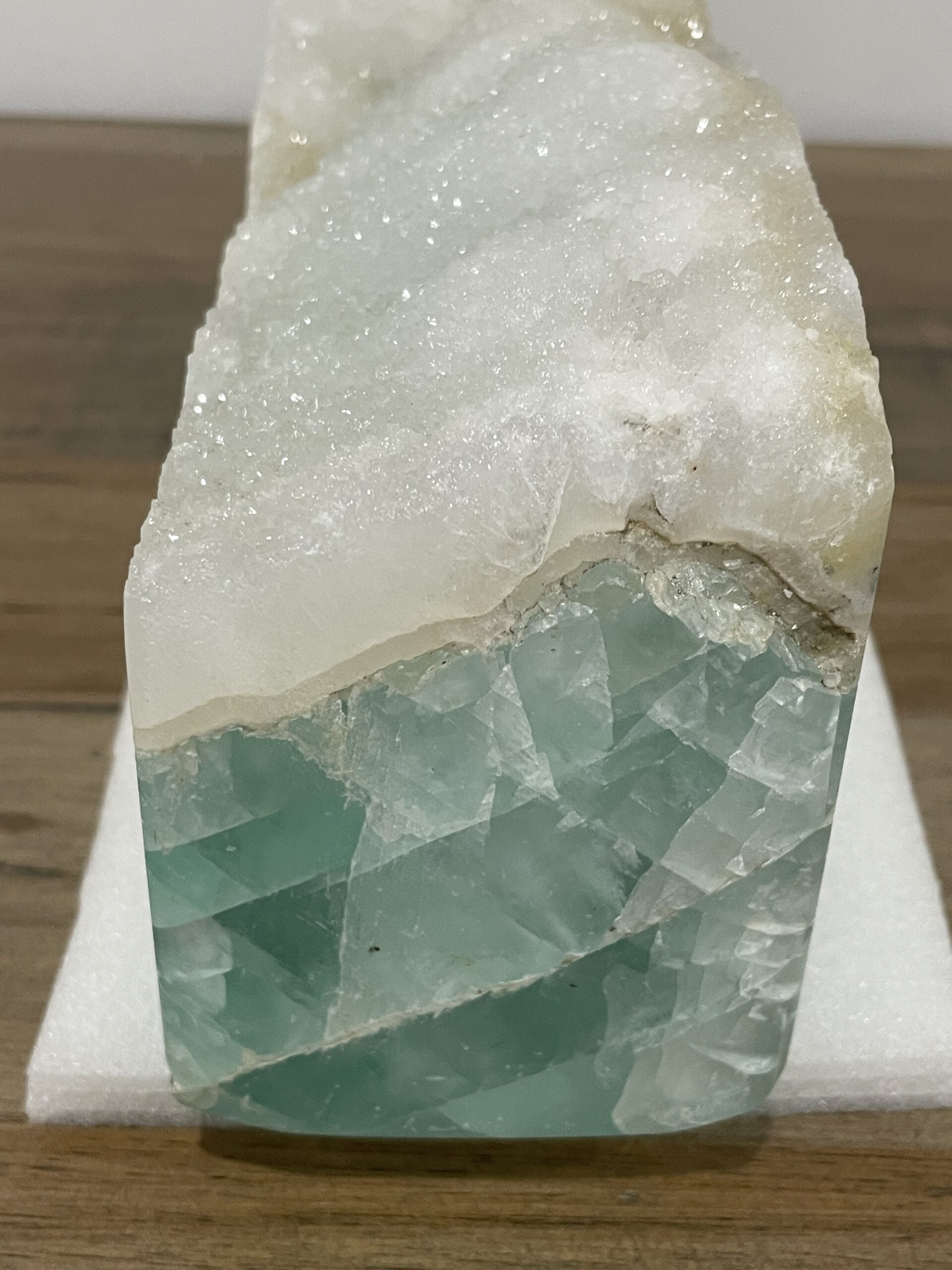 Stunning Huge Natural Green Fluorite Crystal Tower 4820 grams