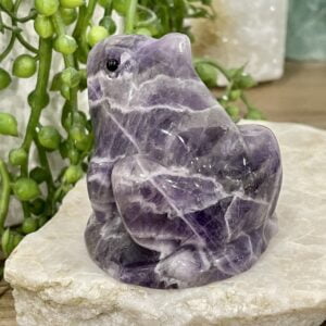 Beautiful Amethyst Crystal Frog - 55mm 01AE