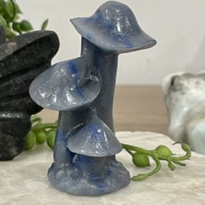 Beautiful Aventurine Crystal Mushroom Trio - 6cm 01