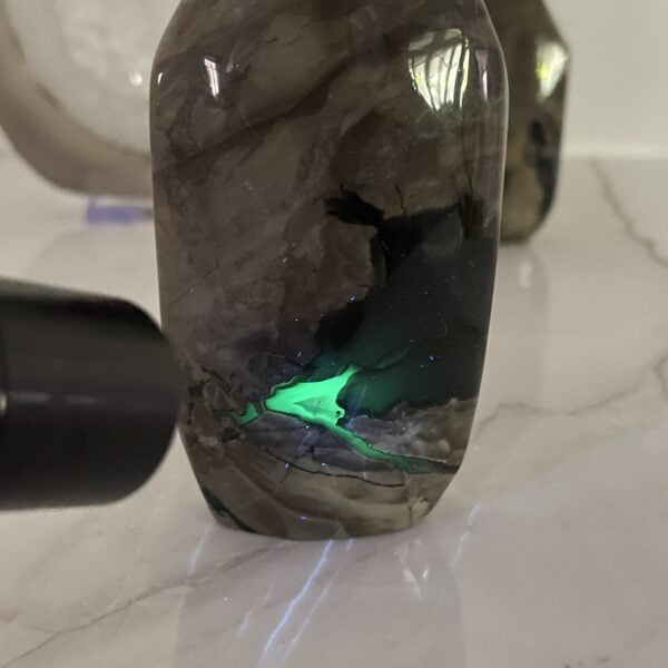 Beautiful Volcanic Agate Crystal Point - 9.5cm 03