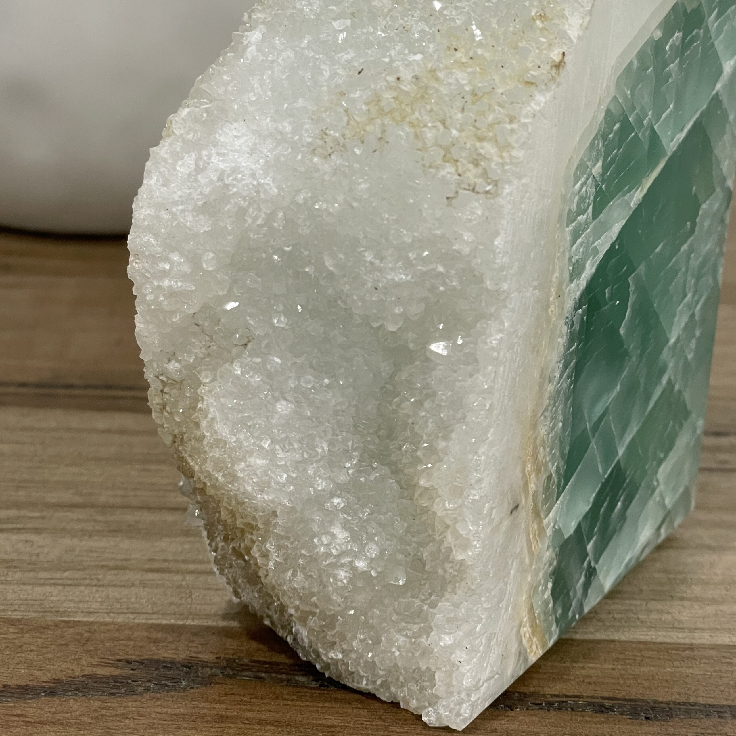 Large Natural Green Fluorite Crystal Tower 1540 grams - Image 2