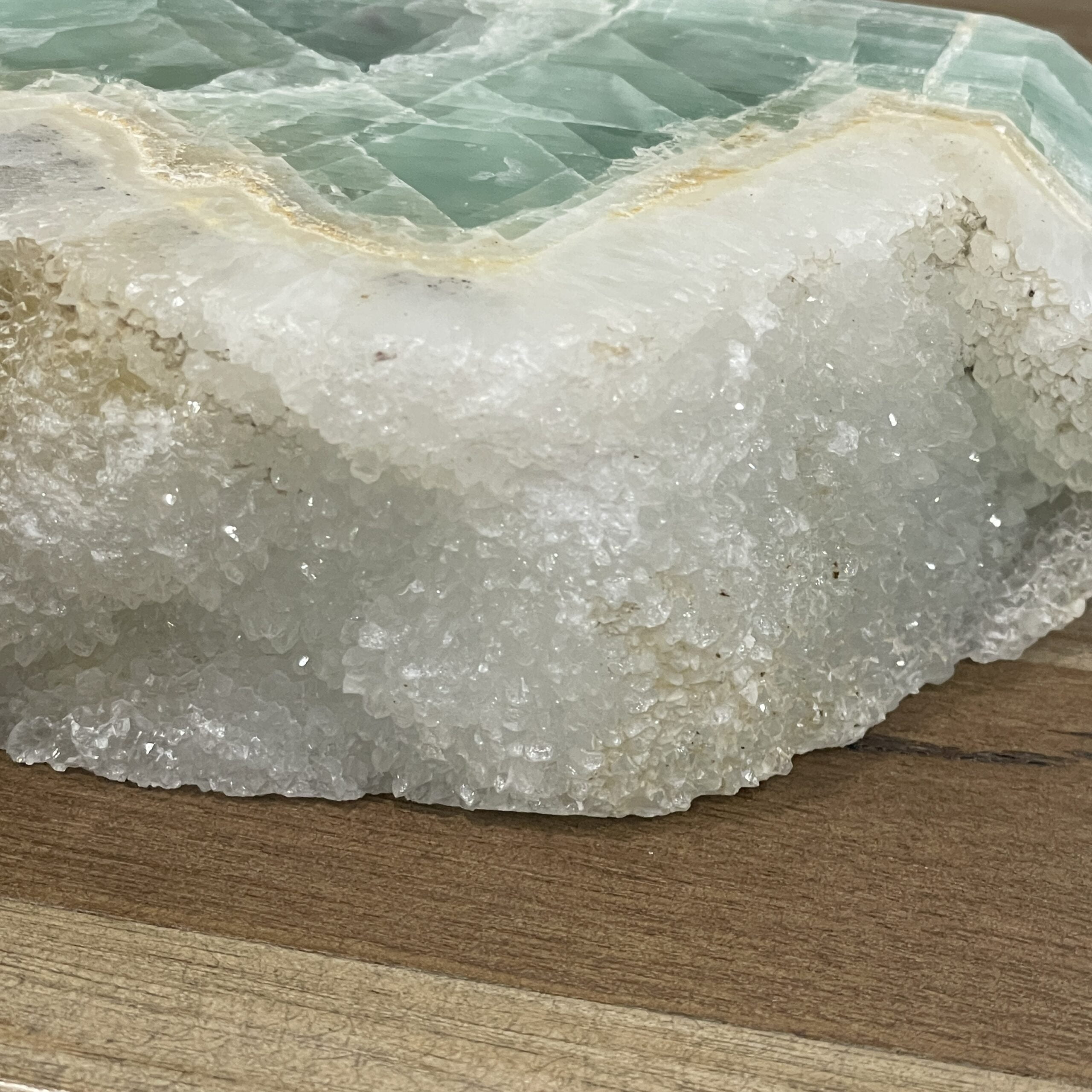 Large Natural Green Fluorite Crystal Tower 1540 grams - Image 5