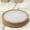 LED Light Crystal Wood Display Stand - 10cm usb