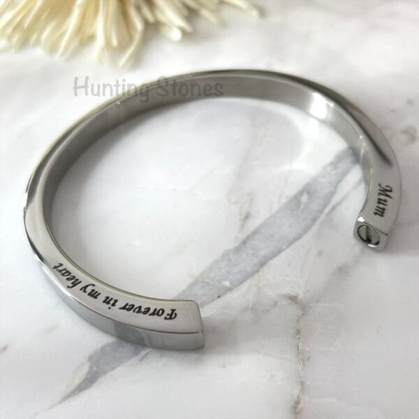 Forever In My Heart Mum Memorial Cremation Ashes Urn Bracelet