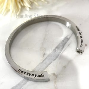 Once By My Side Forever In My Heart Memorial Cremation Ashes Urn Bracelet