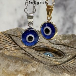 Beautiful Deep Blue Evil Eye Talisman Necklace