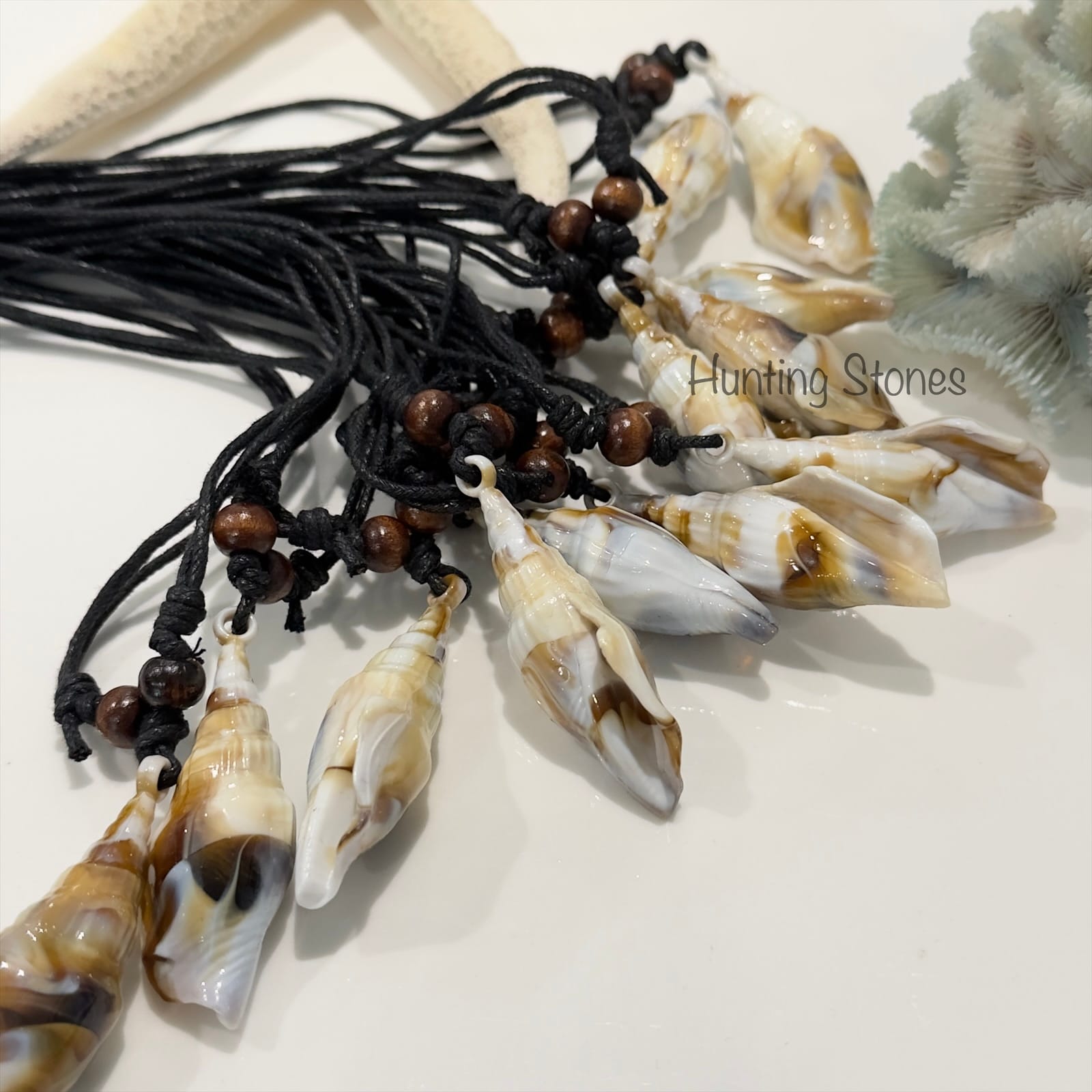 Unisex Conch Shell Surfer Necklace 5.5cm - adjustable - Image 5