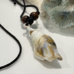 Unisex Conch Shell Surfer Necklace 5.5cm - adjustable